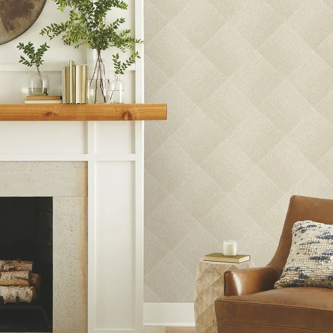 York Wallcoverings Channel Tan Wallpaper - SKU OM3643