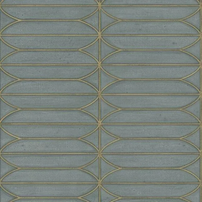 York Wallcoverings Charcoal Metallic Pavilion Wallpaper - SKU CP1232