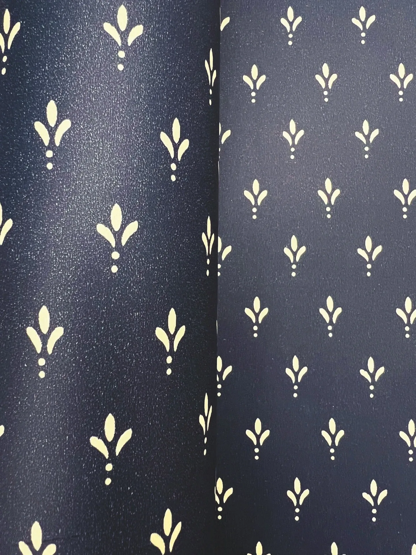 York Wallcoverings Charm Navy Wallpaper - SKU MF4776