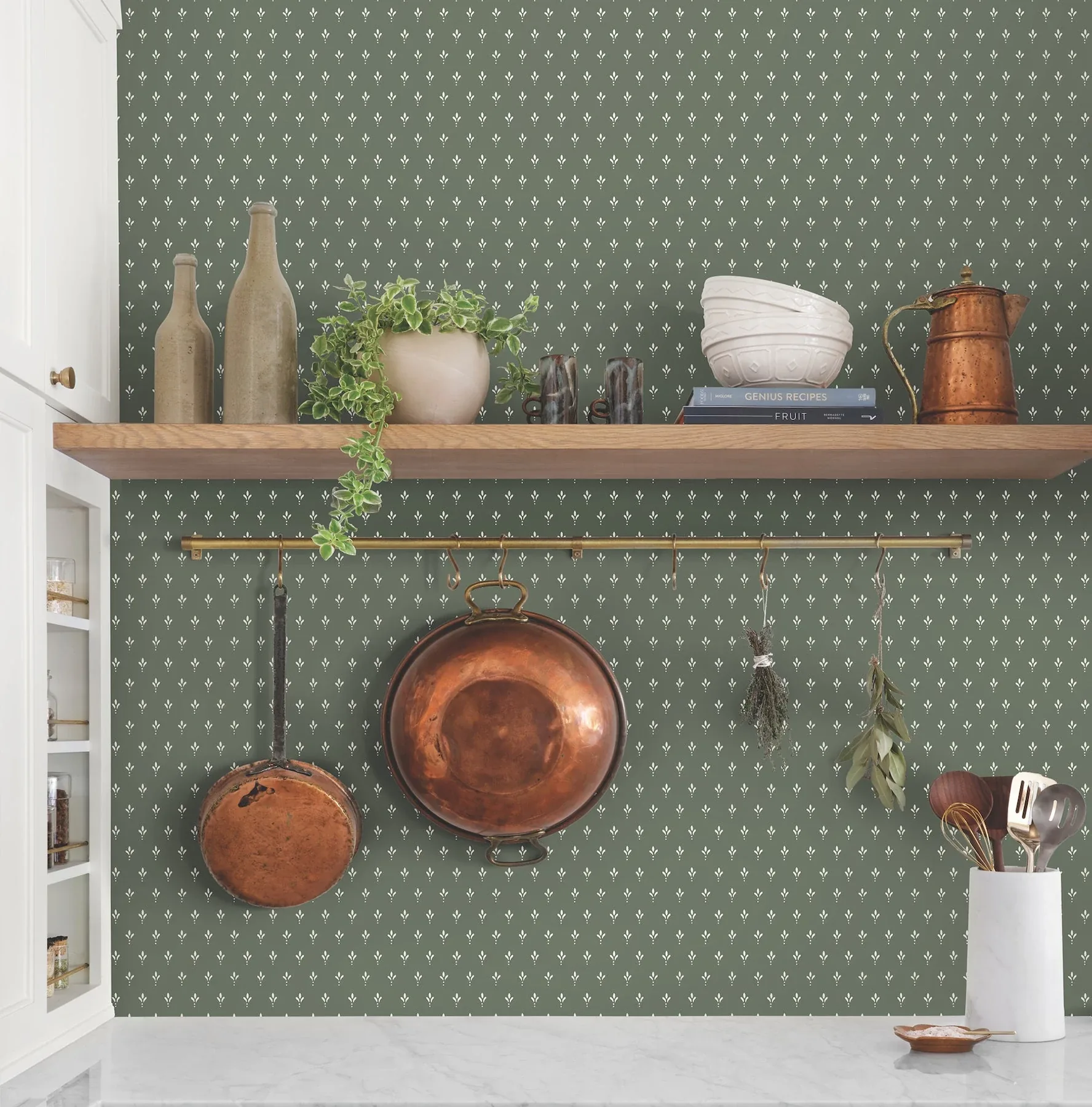 York Wallcoverings Charm Pine Wallpaper - SKU MF4777