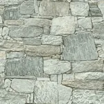 York Wallcoverings Chateau Stone Grey & Beige Peel & Stick Wallpaper - SKU PSW1307RL