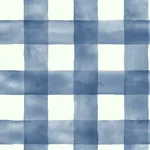 York Wallcoverings Checkmate Watercolor Plaid Blue Peel & Stick Wallpaper - SKU PSW1078RL