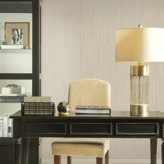 York Wallcoverings Chevron Channel Brown Wallpaper - SKU 6441