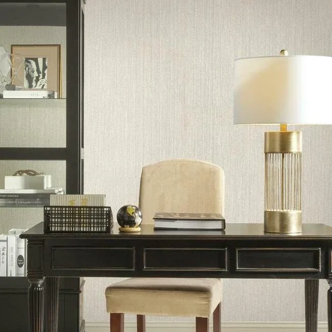 York Wallcoverings Chevron Channel White Wallpaper - SKU 6440