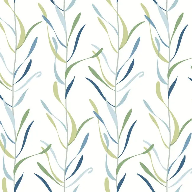 GO8323 | Chloe Vine Peacock Wallpaper