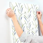 York Wallcoverings Chloe Vine Peacock Wallpaper - SKU GO8323