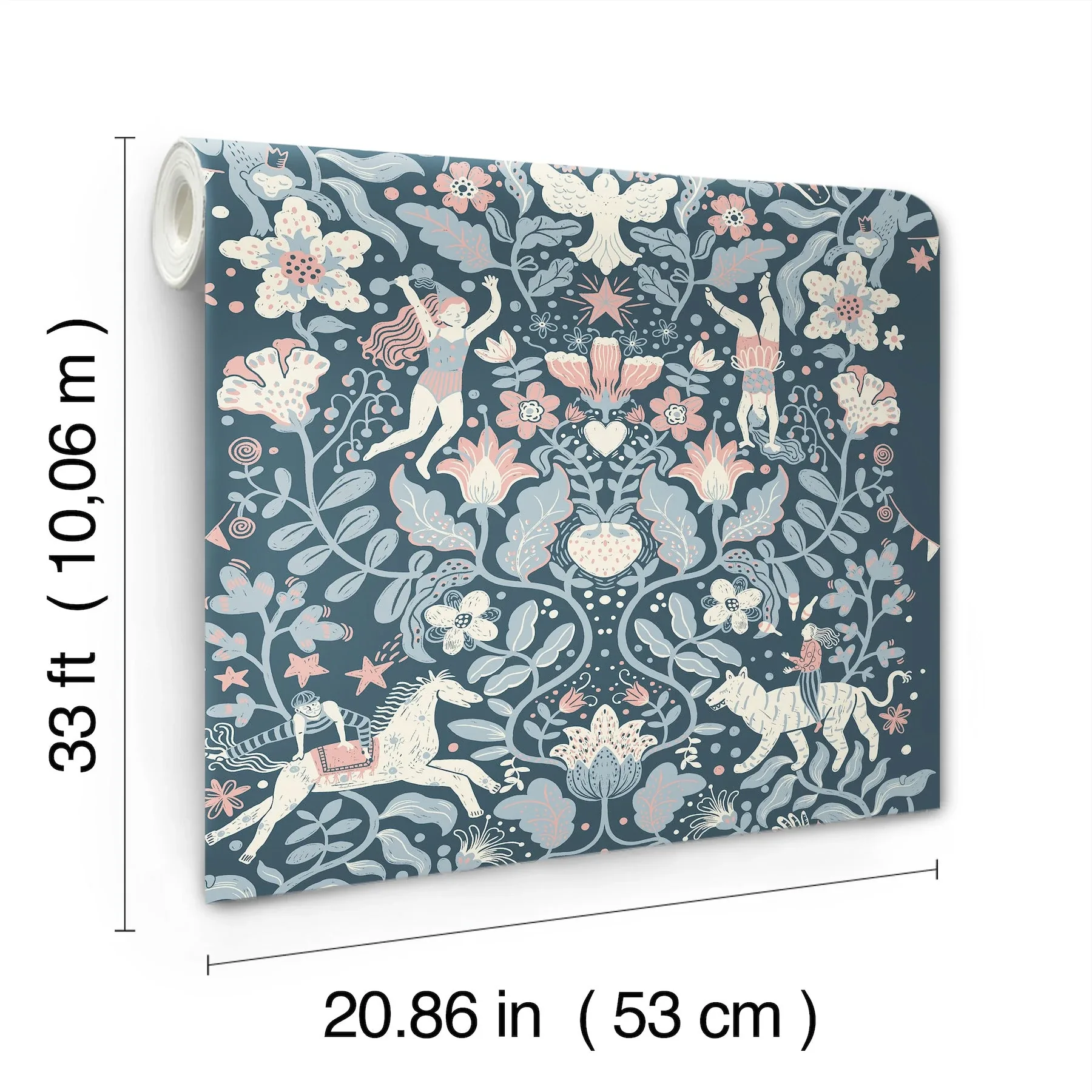 York Wallcoverings Cirkus Blue Wallpaper - SKU MB29028