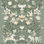 York Wallcoverings Cirkus Sea Green Wallpaper - SKU MB29027