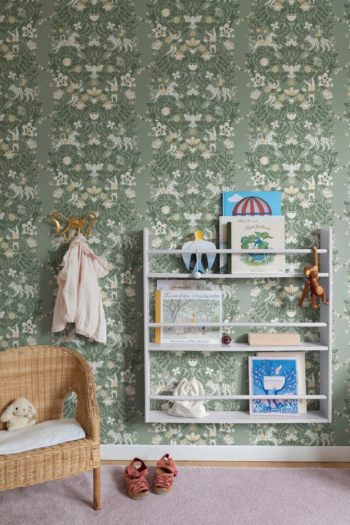 York Wallcoverings Cirkus Sea Green Wallpaper - SKU MB29027