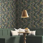 York Wallcoverings Citrus Grove Black Peel & Stick Wallpaper - SKU PSW1482RL