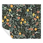 York Wallcoverings Citrus Grove Black Peel & Stick Wallpaper - SKU PSW1482RL
