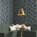 York Wallcoverings Citrus Grove Navy Peel & Stick Wallpaper - SKU PSW1481RL