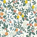 York Wallcoverings Citrus Grove White Peel & Stick Wallpaper - SKU PSW1479RL
