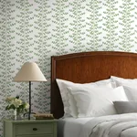 York Wallcoverings Climbing Vine Blue Wallpaper - SKU RF7425