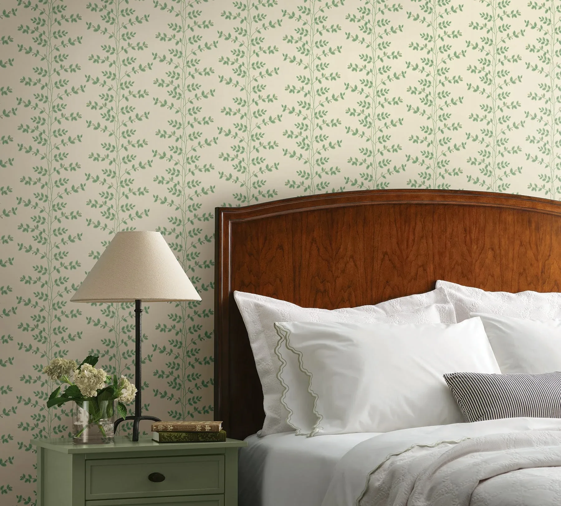 York Wallcoverings Climbing Vine Linen Wallpaper - SKU RF7423