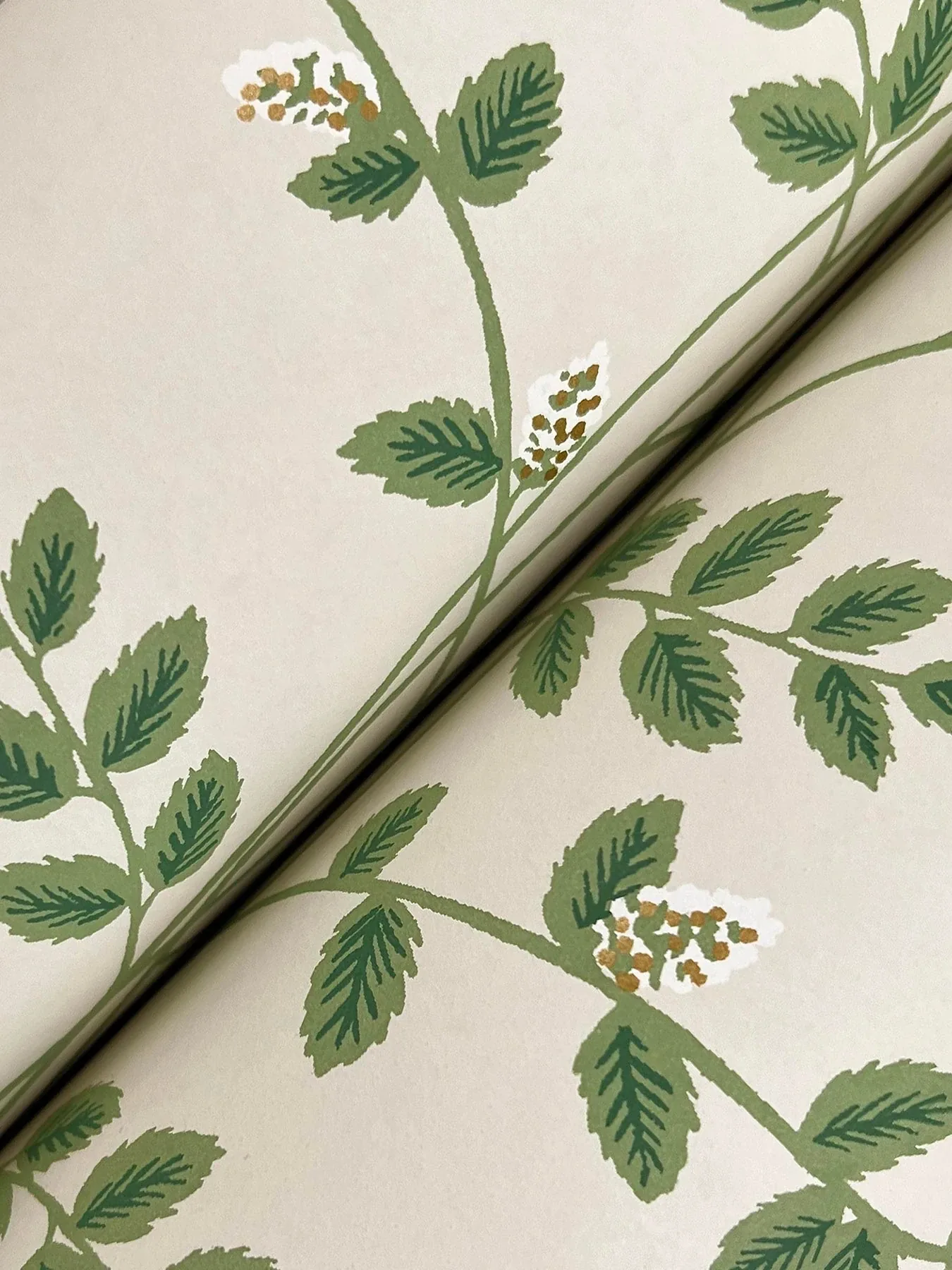 York Wallcoverings Climbing Vine Linen Wallpaper - SKU RF7423