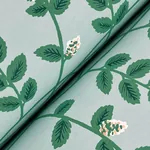 York Wallcoverings Climbing Vine Soft Teal Wallpaper - SKU RF7421