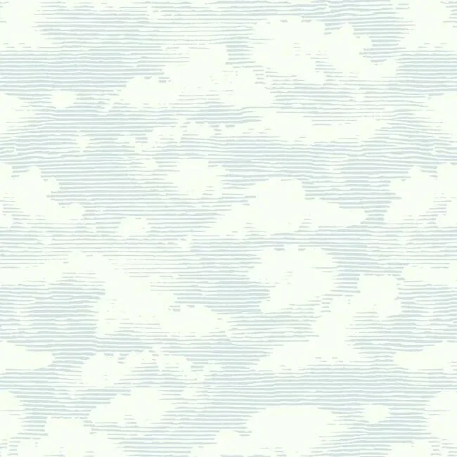 York Wallcoverings Cloud Cover Blue Wallpaper - SKU SS2524