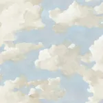 York Wallcoverings Clouds on Canvas Blue Peel & Stick Wallpaper - SKU PSW1079RL