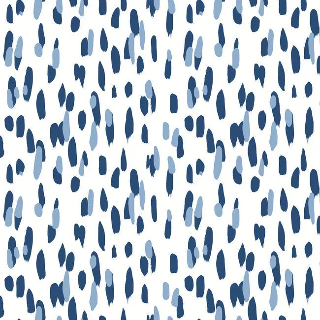 PSW1394RL | Club House Navy Blue Peel & Stick Wallpaper