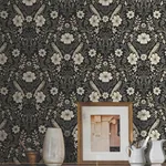 York Wallcoverings Colette Black Wallpaper - SKU MF4742