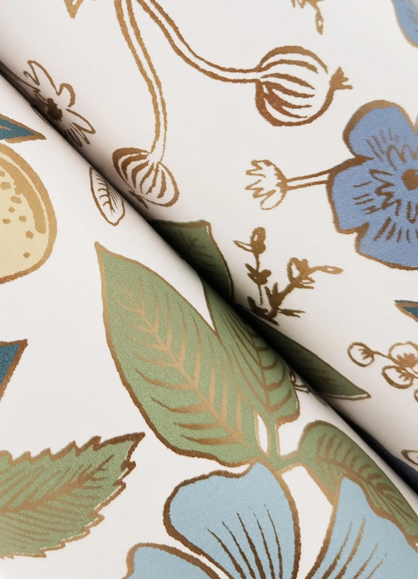 York Wallcoverings Colette Blue Multicolor Peel & Stick Wallpaper - SKU PSW1535RL