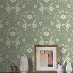 York Wallcoverings Colette Bright Green Wallpaper - SKU MF4747