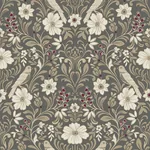 York Wallcoverings Colette Charcoal Wallpaper - SKU MF4743