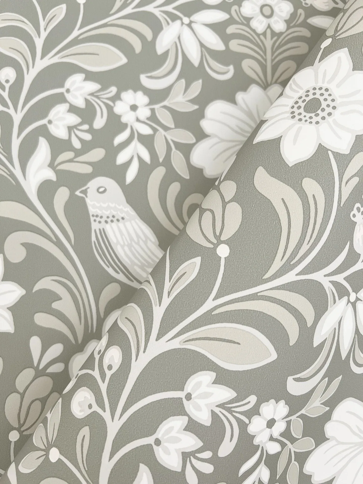 York Wallcoverings Colette Grey Wallpaper - SKU MF4746