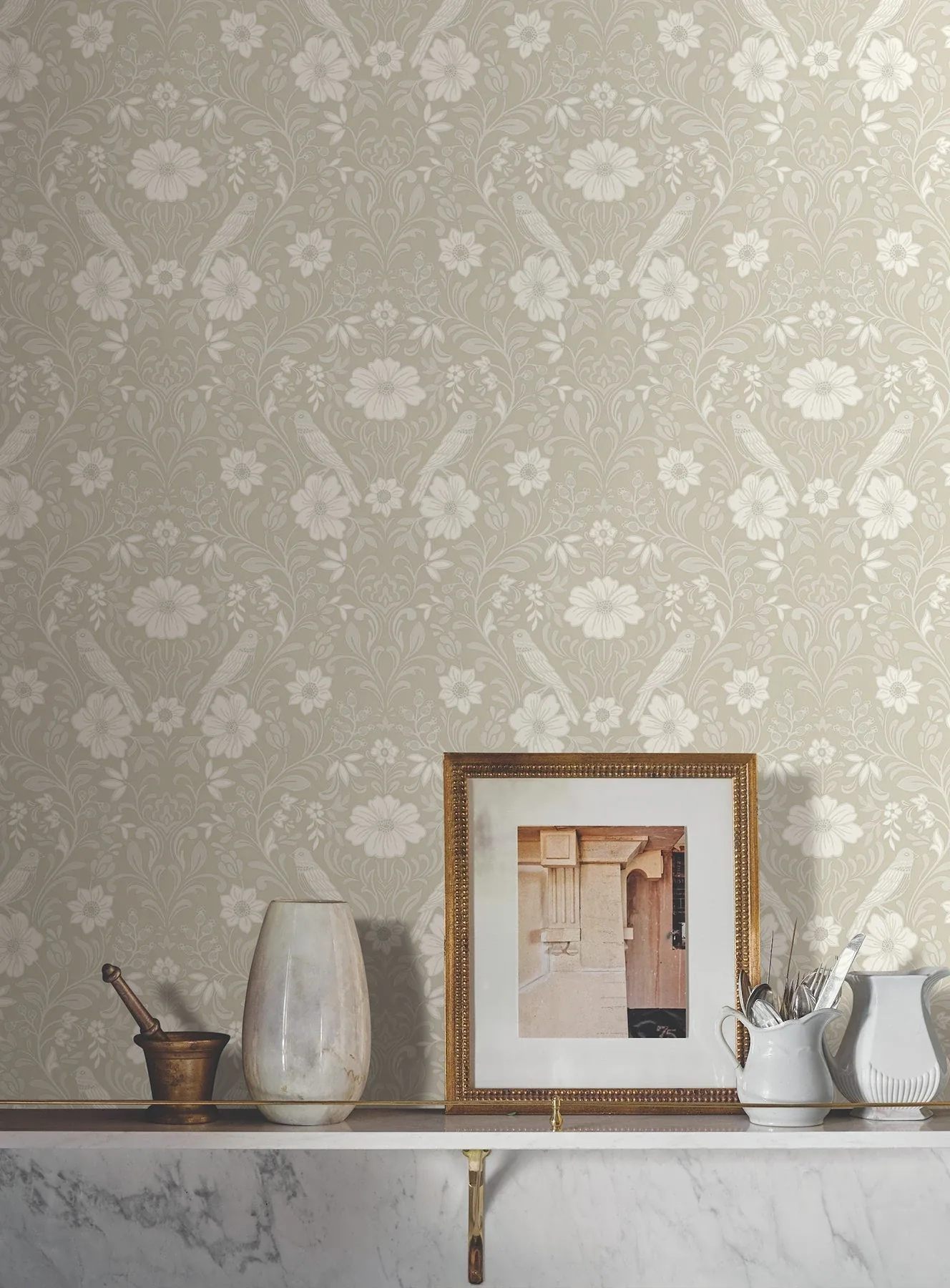 York Wallcoverings Colette Linen Wallpaper - SKU MF4744