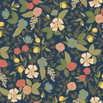 York Wallcoverings Colette Navy Peel & Stick Wallpaper - SKU PSW1534RL