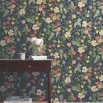 York Wallcoverings Colette Navy Peel & Stick Wallpaper - SKU PSW1534RL
