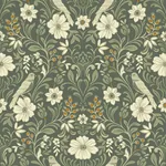 York Wallcoverings Colette Olive Wallpaper - SKU MF4741