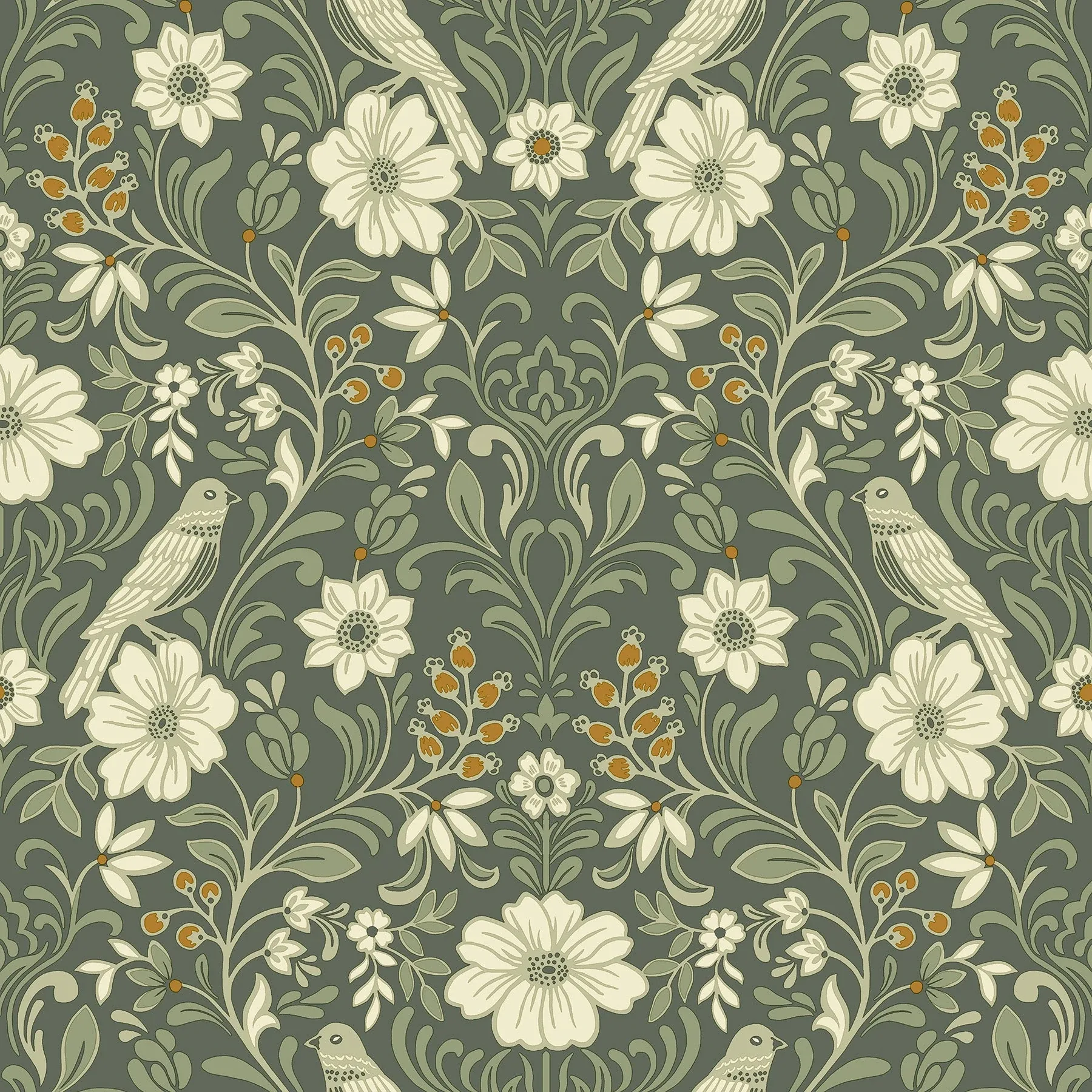 MF4741 | Colette Olive Wallpaper