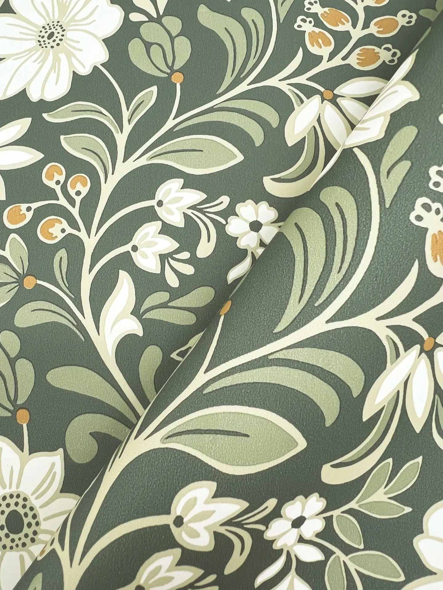 York Wallcoverings Colette Olive Wallpaper - SKU MF4741