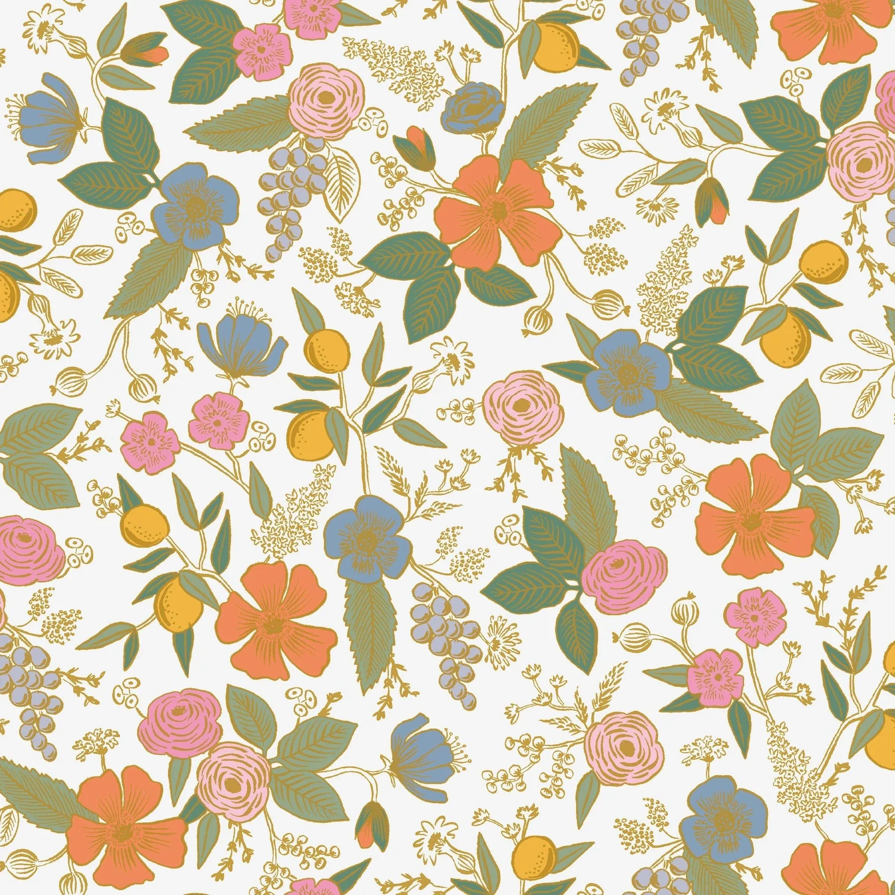 York Wallcoverings Colette Rose Multicolor Peel & Stick Wallpaper - SKU PSW1533RL