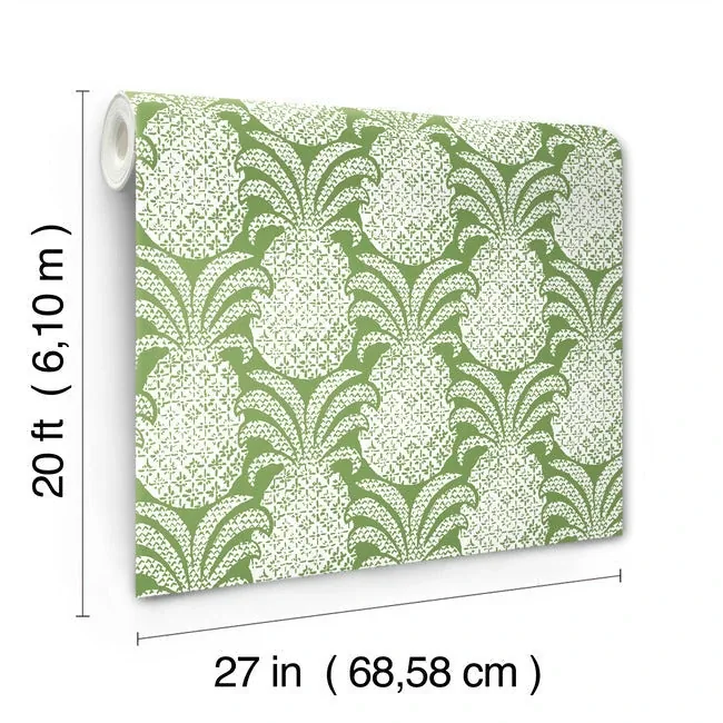 York Wallcoverings Colony Club Palm Green Peel & Stick Wallpaper - SKU PSW1392RL