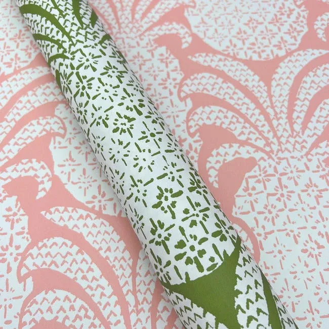 York Wallcoverings Colony Club Shell Pink Peel & Stick Wallpaper - SKU PSW1391RL