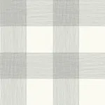 York Wallcoverings Common Thread Black & White Wallpaper - SKU ME1520