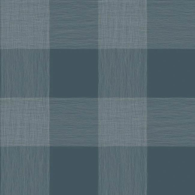 York Wallcoverings Common Thread Navy & White Wallpaper - SKU ME1522