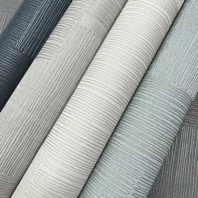 York Wallcoverings Contour Grey Wallpaper - SKU OI0703