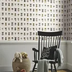 York Wallcoverings Cool Cats Grey & Gold Peel & Stick Wallpaper - SKU PSW1464RL
