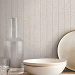 York Wallcoverings Cording Stripe Pearl Wallpaper - SKU SI26121