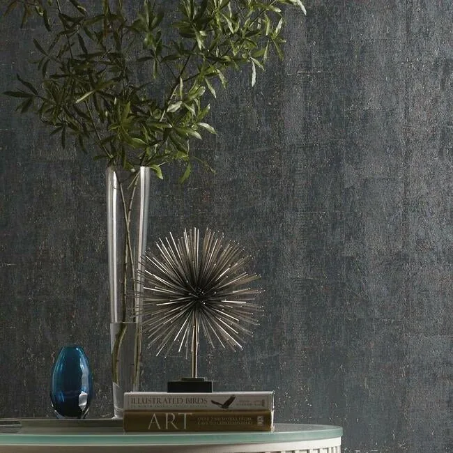 York Wallcoverings Cork Blue Wallpaper - SKU GR1095