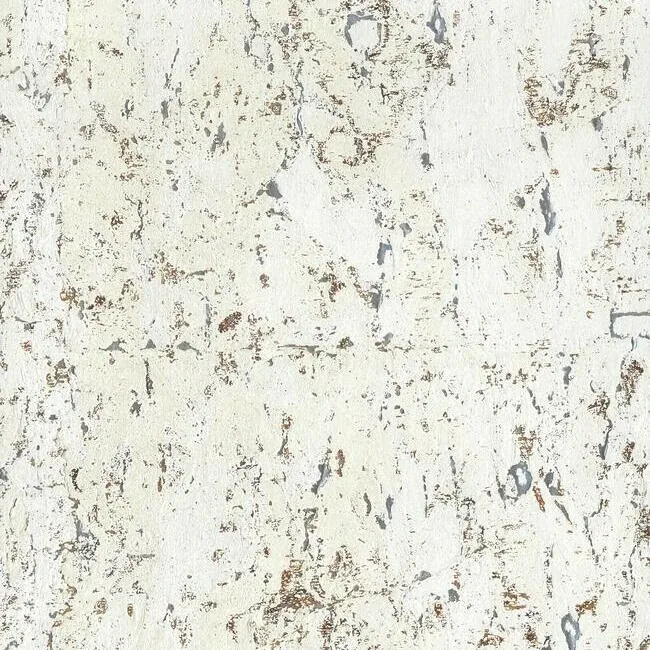 York Wallcoverings Cork White Wallpaper - SKU GR1092