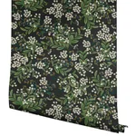 York Wallcoverings Cornflower Black & Green Wallpaper - SKU RP7384