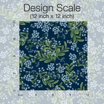 York Wallcoverings Cornflower Purple & Green Wallpaper - SKU RP7385