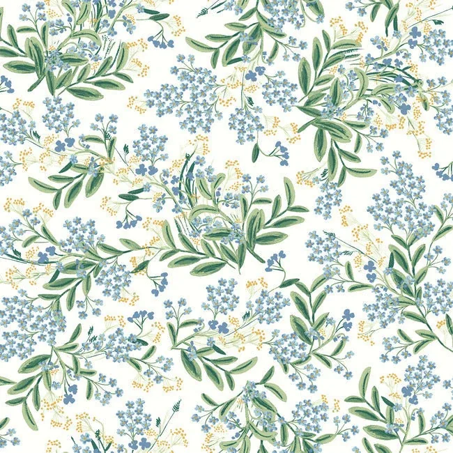 York Wallcoverings Cornflower White & Green Wallpaper - SKU RP7382