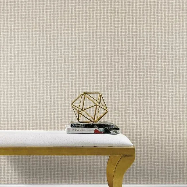 York Wallcoverings Cottage Basket Beige Wallpaper - SKU TL1904