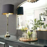 York Wallcoverings Cottage Basket Black Wallpaper - SKU TL1901